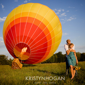 hot air balloon inflation engagement, franklin tn